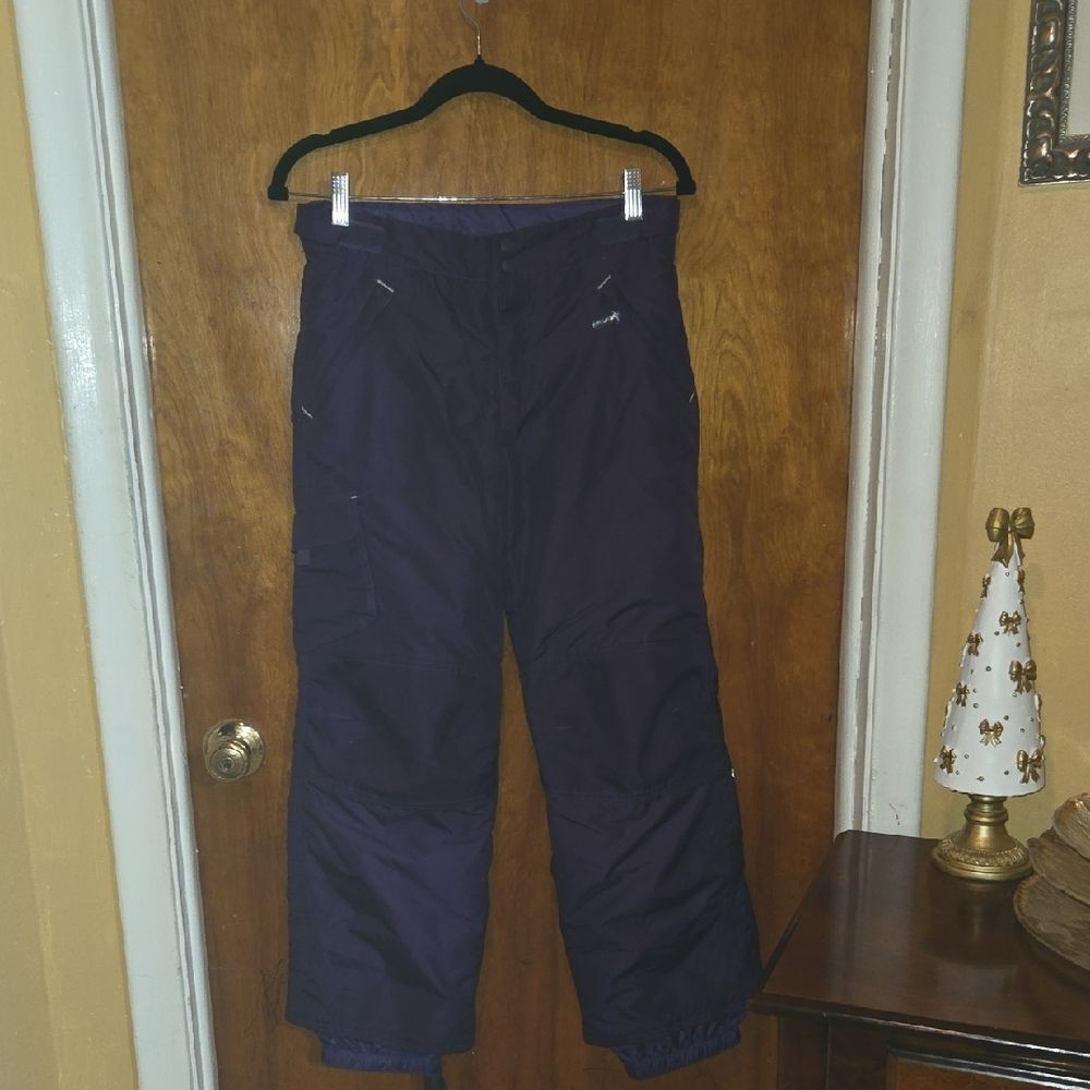 SNOW PANTS Girl Champion  Dark Purple Cargo Snow Pants
